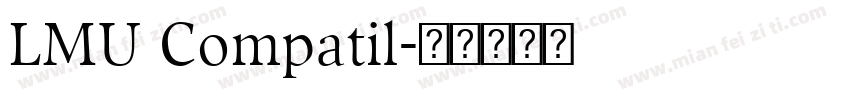 LMU Compatil字体转换